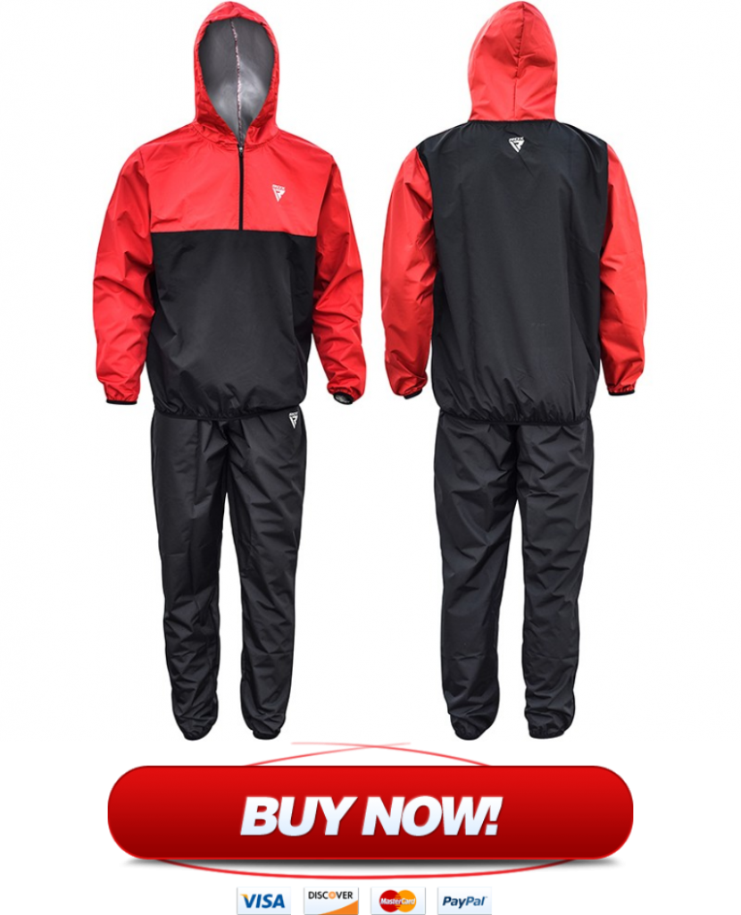 Sauna Sweat Suits for Weight Loss Work Out Boxing Gym Slimming Body Men Woman US