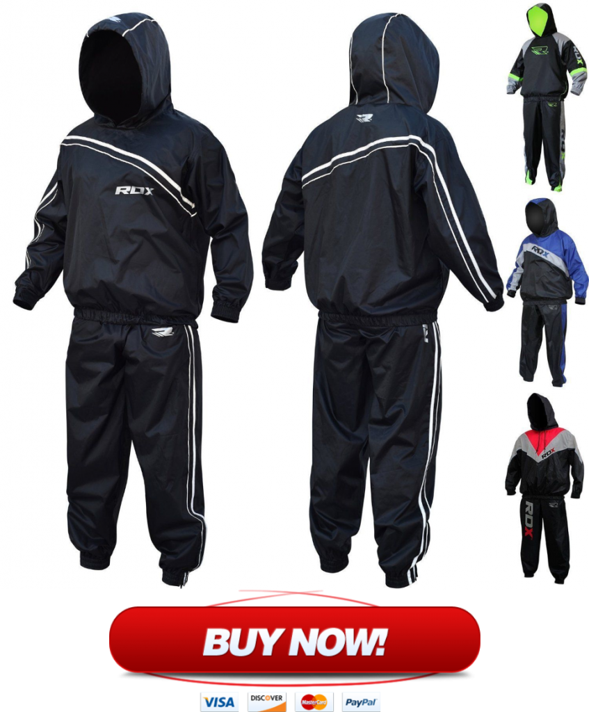 4 different RDX Sauna Suit for weight loss