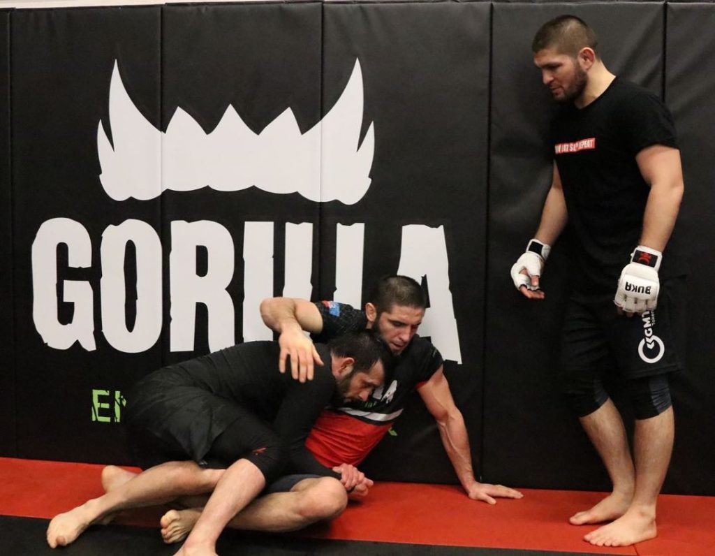 Khabib sparring and workout session