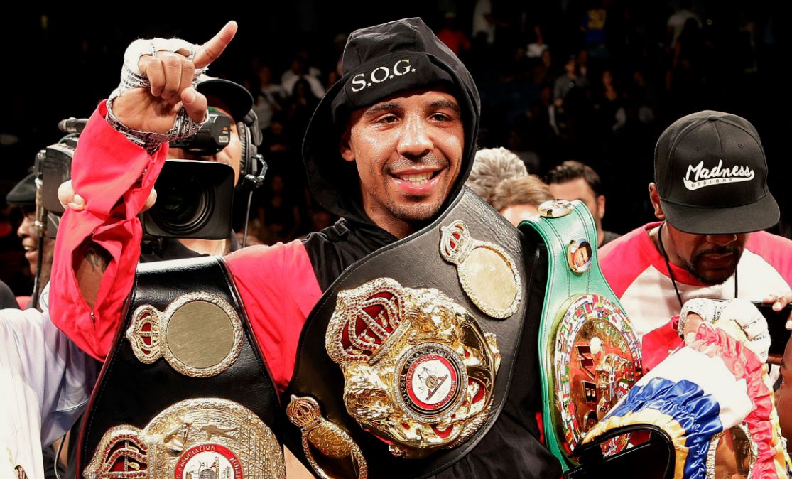 Andre Ward with titles