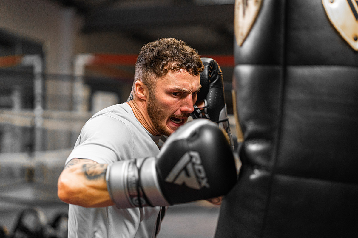 Boxing Gloves MMA Punch Bag Training Mitts for Muay Thai, Sparring, Ki