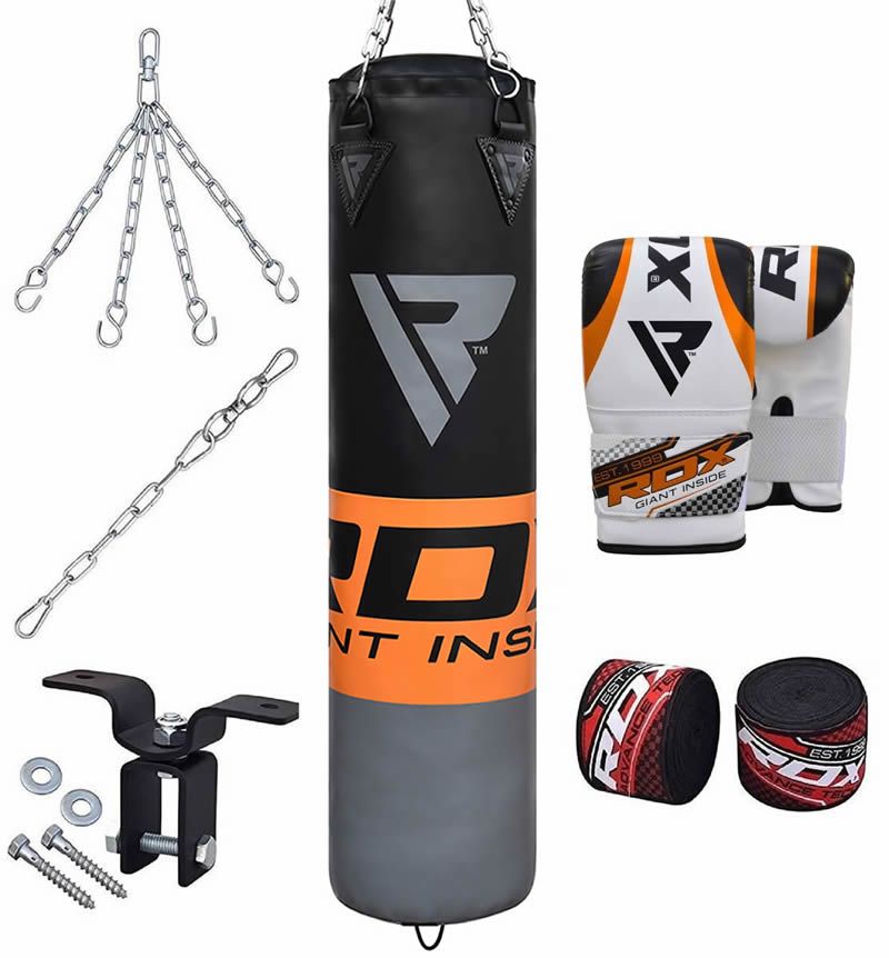 RDX F12 8pc Punching Bag Set with Gloves