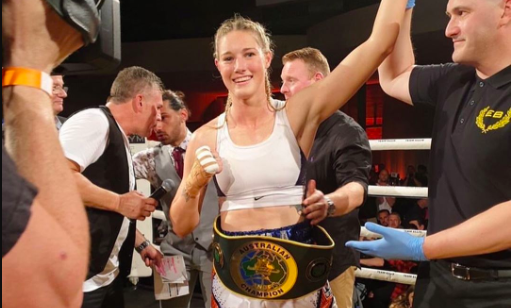 Second Round Knockout wins Tayla Harris the Australian Female Middleweight Title!