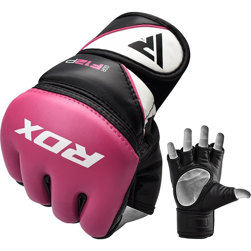 RDX F12 Women MMA Grappling Training Gloves Pink