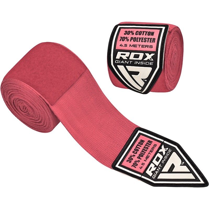 RDX RP 4.5m Pink Women Pro Hand Wraps Tape for Boxing, MMA & Muay Thai