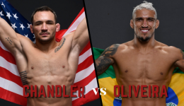 Michael Chandler Takes on Charles Oliveira for the Vacant Lightweight Title at UFC