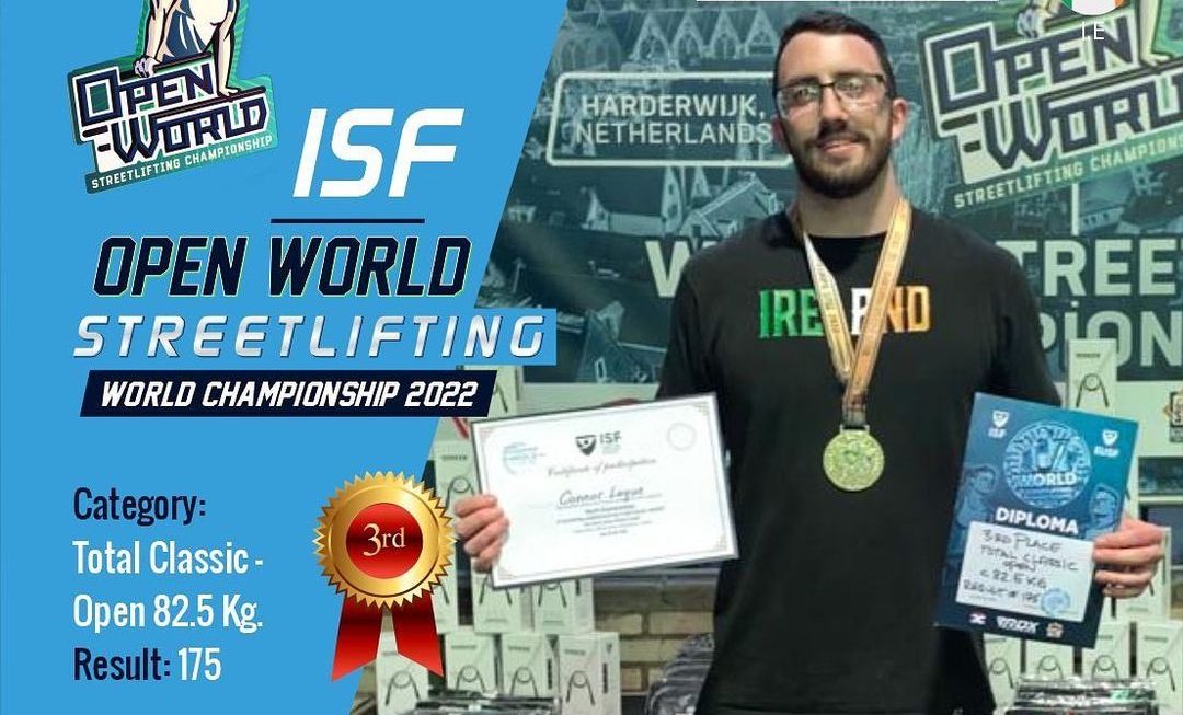 Connor Logue at ISF Open World Street Lifting Championship