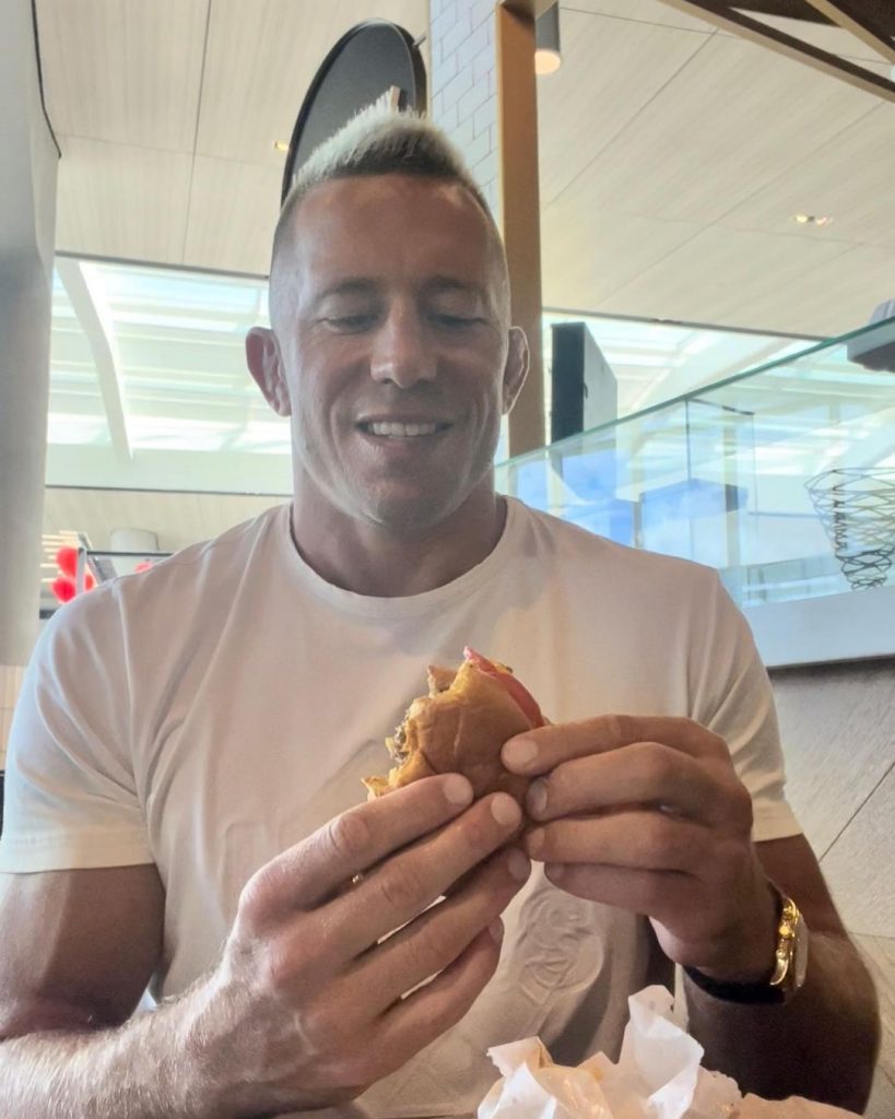 GSP on his cheat day diet plan