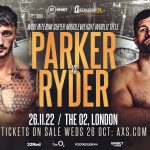 Zach Parker Vs John Ryder WBO Super-Middleweight