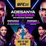 Pre-fight: UFC 281 Adesanya Vs Pereira
