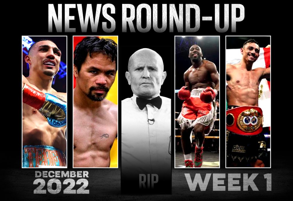 Boxing News Round-Up, Dec 2022, Week-1