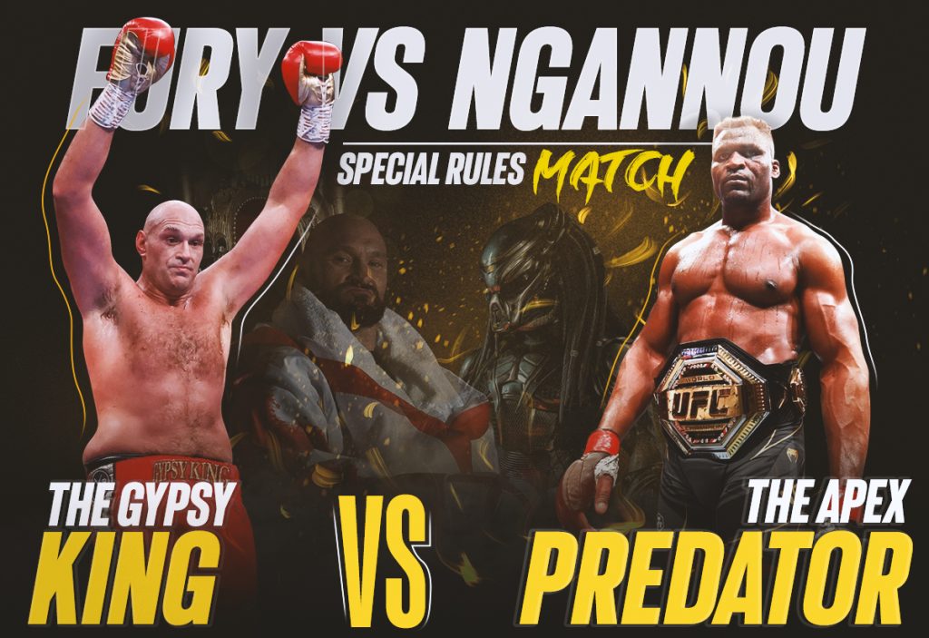 Tyson Fury vs Francis Ngannou - RDX Sports Banner