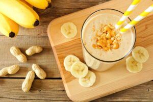 High-protein Peanut Butter And Banana Shake