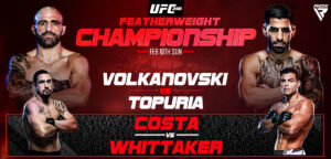 UFC 298 Volkanovski vs Tuporia