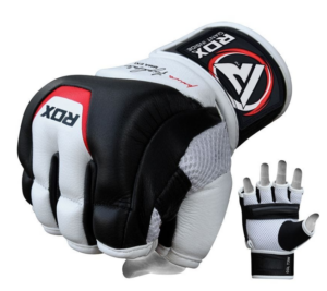 Leather mma gloves